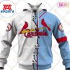 MLB St. Louis Cardinals Custom Name Number Light Blue 3D Hoodie, Cardinals Baseball Hoodie