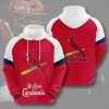MLB St. Louis Cardinals Red 3D Hoodie, Cardinals Baseball Hoodie