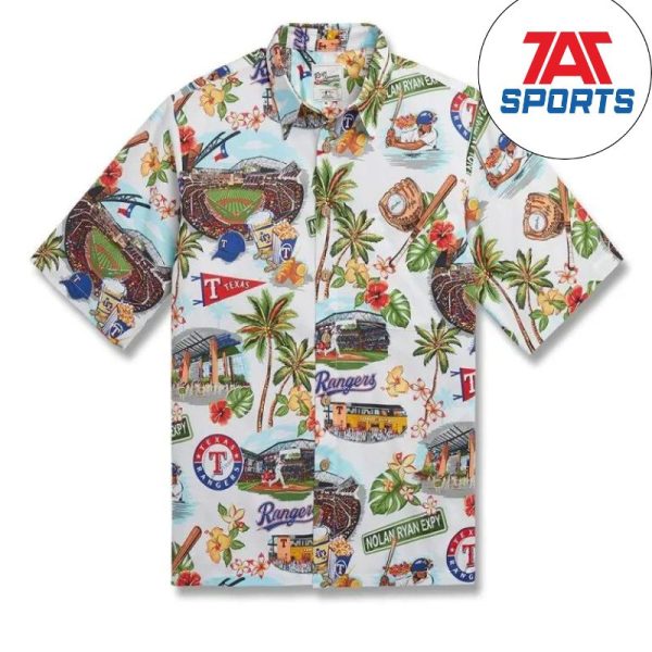 MLB Texas Rangers Hawaiian Shirt, Rangers Hawaiian Shirt