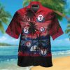 MLB Texas Rangers Parrots Coconut Tree Hawaiian Shirt, Texas Rangers Hawaiian Shirt