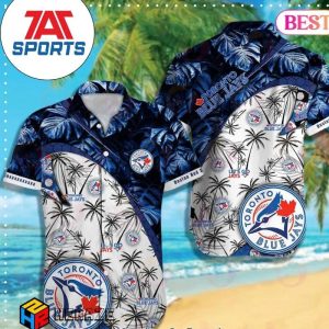 MLB Toronto Blue Jays Coconut And Tropical Leaves Hawaiian Shirt, Toronto Blue Jays Hawaiian shirt