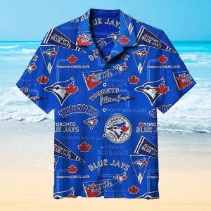 MLB Toronto Blue Jays Hawaiian Graphic Print Short Sleeve Hawaiian Shirt, Toronto Blue Jays Hawaiian shirt