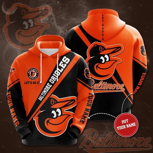 Baltimore Orioles MLB Custom Number And Name 3D Hoodie For Men And Women  Gift Fans - Banantees