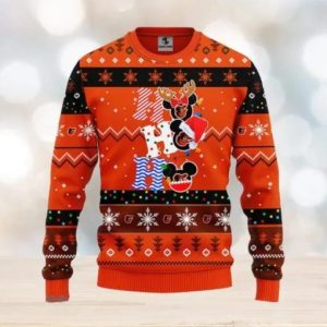 Baltimore Orioles MLB Team HoHoHo Mickey Funny Ugly Christmas Sweater, Orioles Christmas Sweater