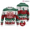 Baseball Christmas Ugly Christmas Sweater, Baseball Ugly Christmas Sweater