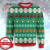 Baseball Reindeer Ugly Christmas Sweater, Baseball Christmas Sweater