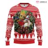 Reindeer Pug Dog Boston Red Sox Christmas Ugly Sweater, Red Sox Ugly Christmas Sweater
