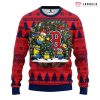 Boston Red Sox MLB Retro Cotton Sweater, Red Sox Christmas Sweater