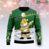 Merry Hitsmas Christmas Tree With Baseball Ugly Sweater, Baseball Christmas Sweater