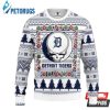 MLB Detroit Tigers Christmas Tree Ugly Sweater, Detroit Tigers Christmas Sweater