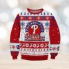 MLB Philadelphia Phillies NLCS 2023 Charlie Brown Peanuts Snoopy Ugly Christmas Sweater, Philadelphia Phillies Ugly Sweater