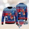 Baseball Team New York Met With The Mascot Mr. Met Ugly Sweater, Mets Ugly Sweater