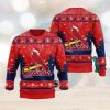 St. Louis Cardinals Grateful Dead Ugly Christmas Sweater, Cardinals Christmas Sweater
