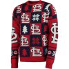St. Louis Cardinals Retro Cotton Ugly Sweater, Cardinals Christmas Sweater