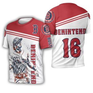 Boston Red Sox Andrew Benintendi 16 3D T-Shirt, Red Sox Player Shirt