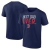 Boston Red Sox Baseball Dad Number One Navy T-Shirt, Boston Red Sox Tee Shirts