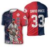 Boston Red Sox Derek Jeter 3D T-Shirt, Red Sox Player Shirt