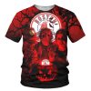 Boston Red Sox Fire Skull 3D T-Shirt, Boston Red Sox Tee Shirts