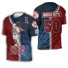 Boston Red Sox Nomar Garciaparra 5 3D T-Shirt, Red Sox Player Shirt