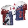 Boston Red Sox Pedro Martinez 45 3D T-Shirt, Red Sox Player Shirt