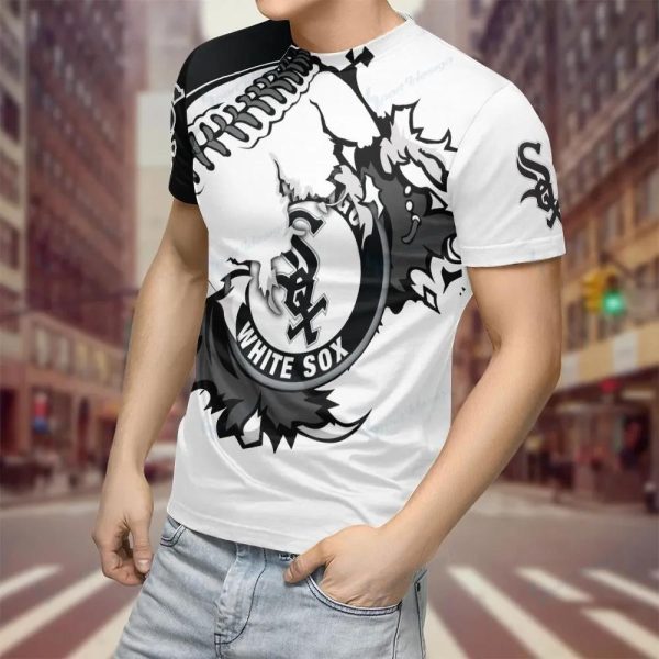 Chicago White Sox Stitching MLB 3D T-shirt, Chicago White Sox Shirt