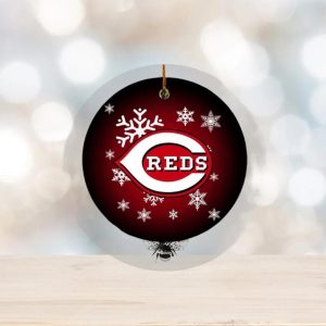 Cincinnati Reds MLB Xmas Gifts For Fan Christmas Tree Decorations Ornament, MLB Christmas Ornaments
