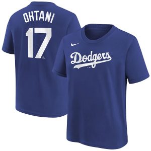 Los Angeles Dodgers Shohei Ohtani Name & Number T-Shirt, Shohei Ohtani Dodgers Shirt