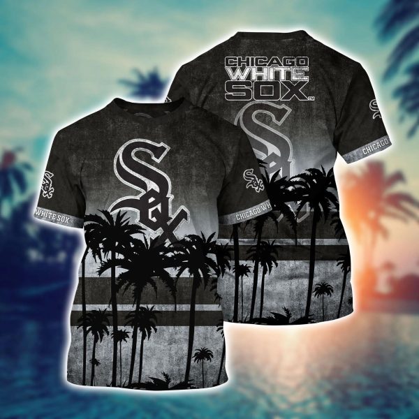 MLB Chicago White Sox Coconut Tree New Design 3D T-Shirt, Chicago White Sox Shirt