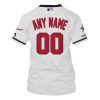 MLB Cleveland Indians Mascot Navy White 3D T-Shirt, Indians Baseball Shirt