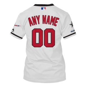 MLB Cleveland Indians Custom Name Number 3D Shirt Cleveland Indians Gift 1
