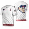 MLB Los Angeles Angels O Neck 3D T-Shirt, MLB Angels Shirt