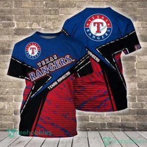 MLB Texas Rangers Style 3D T-Shirt, Texas Rangers Baseball Shirt