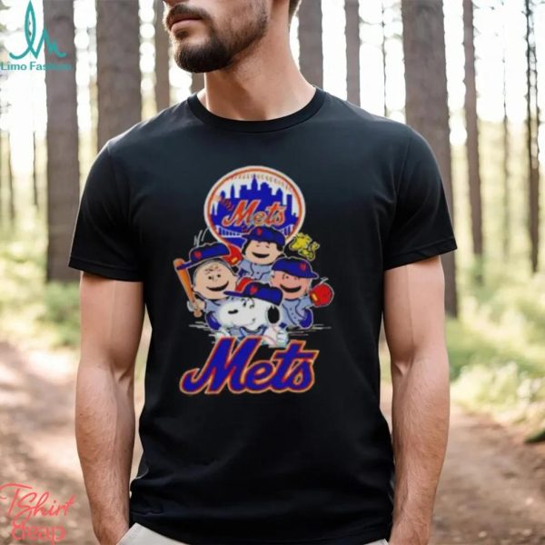 Mlb New York Mets Snoopy Charlie Brown Shirt, Baseball Christmas Shirt