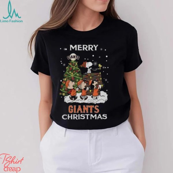 San Francisco Giants Snoopy Family Christmas Shirt, Baseball Christmas Shirt
