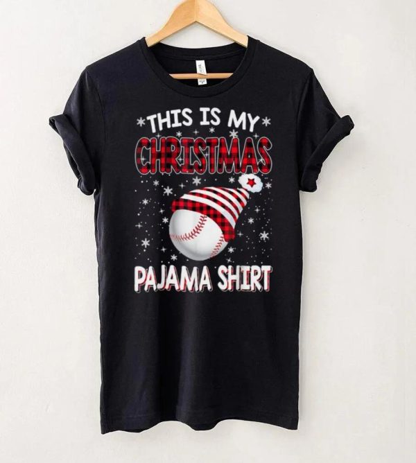 This Is My Christmas Baseball Pajama Gift For Boys Men T Shirt, Baseball Christmas Shirt