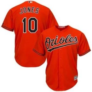 Adam Jones Baltimore Orioles Orange Player Baseball Jersey, MLB Orioles Jersey