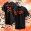 Baltimore Orioles Cedric Mullins Black Replica Baseball Jersey, MLB Orioles Jersey