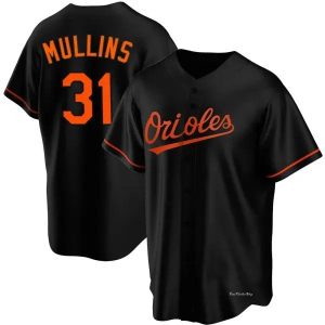 Baltimore Orioles Cedric Mullins Black Replica Baseball Jersey, MLB Orioles Jersey