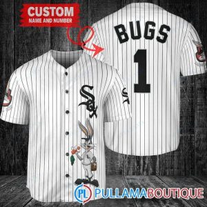 Chicago White Sox Bugs Bunny White Baseball Jersey