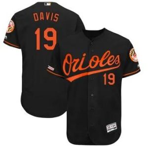 Chris Davis Baltimore Orioles Player Black Baseball Jersey, MLB Orioles Jersey