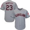 Cleveland Indians #23 Michael Brantley Replica Cream MLB Baseball Jersey, MLB Indians Jersey