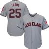 Cleveland Indians #25 Jim Thome Replica Cream MLB Baseball Jersey, MLB Indians Jersey