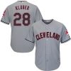 Cleveland Indians #28 Corey Kluber Replica Navy Blue MLB Baseball Jersey, MLB Indians Jersey