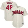 Cleveland Indians #46 Matt Belisle Replica Grey MLB Baseball Jersey, MLB Indians Jersey