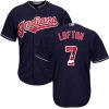 Cleveland Indians #7 Kenny Lofton Replica Cream MLB Baseball Jersey, MLB Indians Jersey