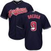 Cleveland Indians #9 Carlos Baerga Replica Cream MLB Baseball Jersey, MLB Indians Jersey