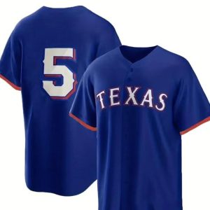 Corey Seager Texas Rangers #5 Baseball Jersey, Rangers Jersey Baseball