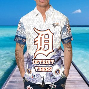 Custom Detroit Tigers Hawaiian Shirt Detroit Tigers Aloha Shirt MLB Hawaiian Shirt 4