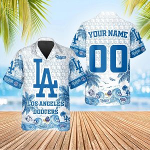 Custom Los Angeles Dodgers Hawaiian Shirt Dodgers Aloha Shirt MLB Hawaiian Shirt 5