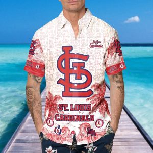 Custom St Louis Cardinals Hawaiian Shirt St Louis Cardinals Aloha Shirt MLB Hawaiian Shirt 5